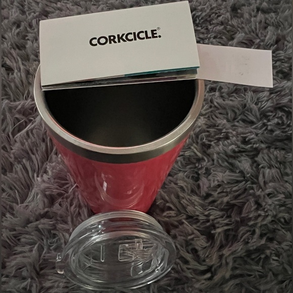 Corkcicle 16oz. hot pink tumbler w/lid - Picture 2 of 2